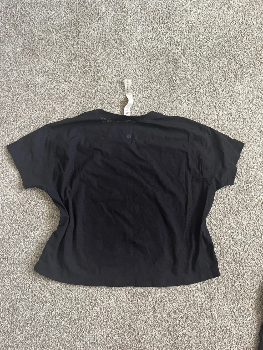 lululemon athletica Black Short Sleeve Crew Tee